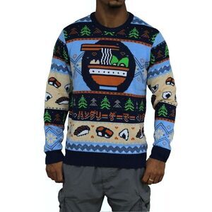Geeknet Hungry Gamer Holiday Men's Sweater‎ GameStop Exclusive 2XL NWT